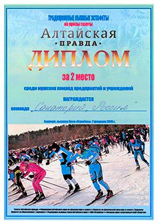 Чемпионы в «России» - Диплом Чемпионы в «России» - Диплом